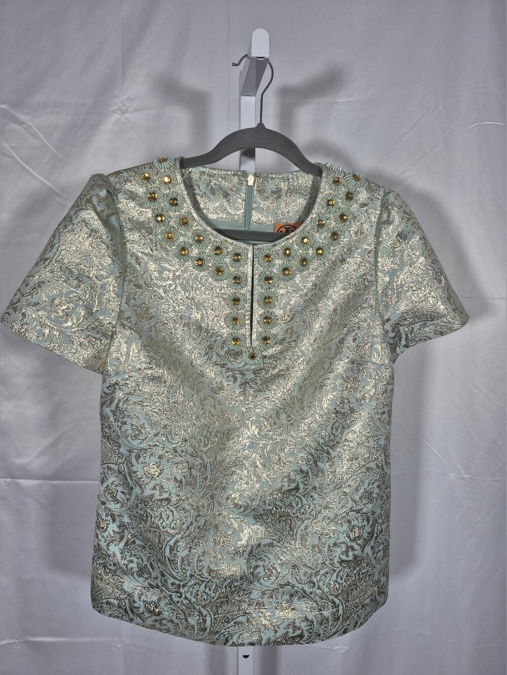 Tory Burch Silk Blend Floral Print Blouse XS
